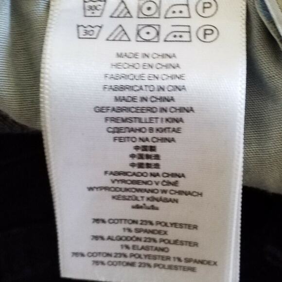 Michael Kors Womens Dark Navy Blue Flared Leg Mid Rise Stretch Jeans Size 4 - Picture 6 of 6